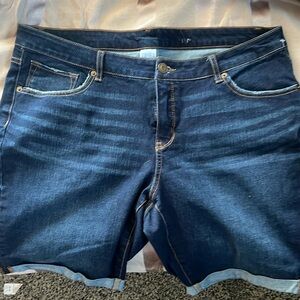 Jean shorts size 18